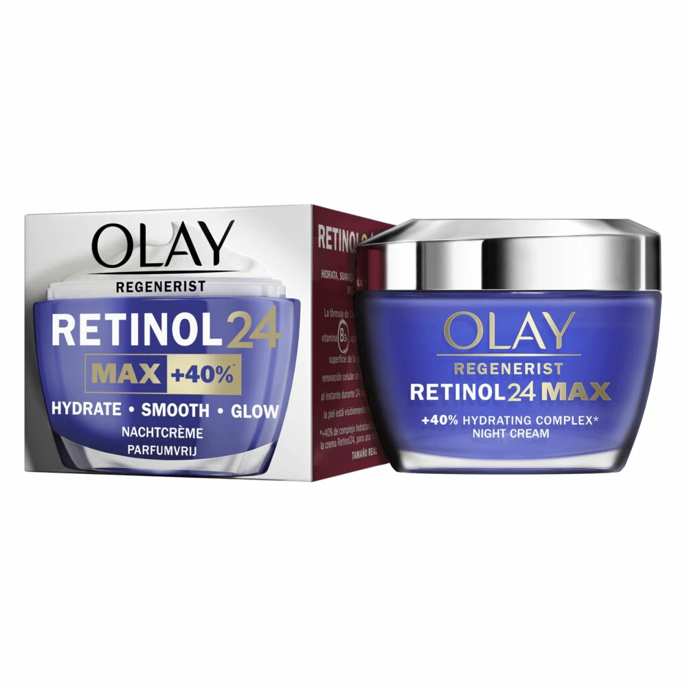 Olay Nachtcrème Regenerist Retinol24 MAX 2 Olay Nachtcrème Regenerist Retinol24 MAX - Afbeelding 2