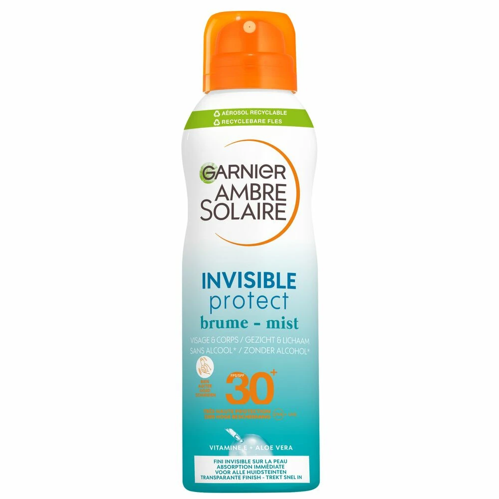 Garnier Ambre Solaire Invisible Protect Mist SPF 30 1 Garnier Ambre Solaire Invisible Protect Mist SPF 30