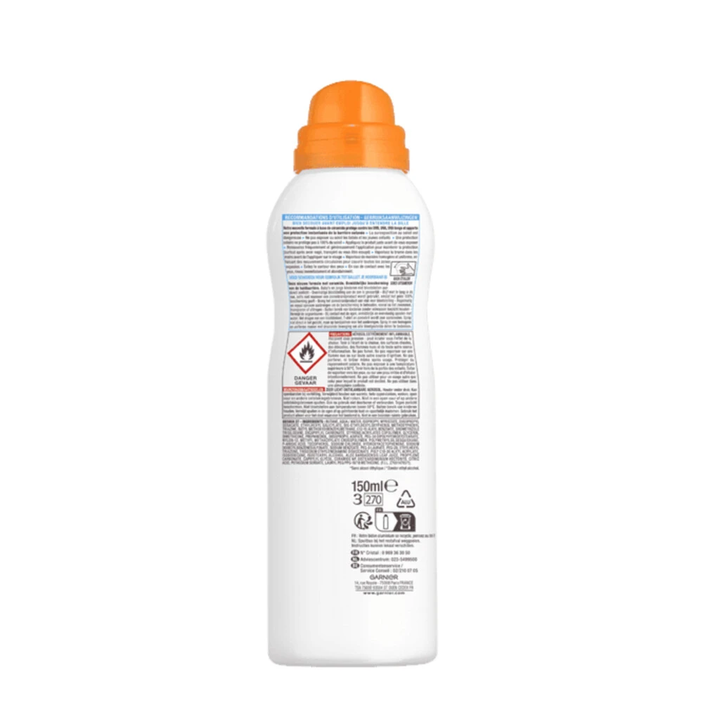 Garnier Ambre Solaire Sensitive Expert+ Beschermende Mist Spray SPF 50+ 2 Garnier Ambre Solaire Sensitive Expert+ Beschermende Mist Spray SPF 50+ - Afbeelding 2