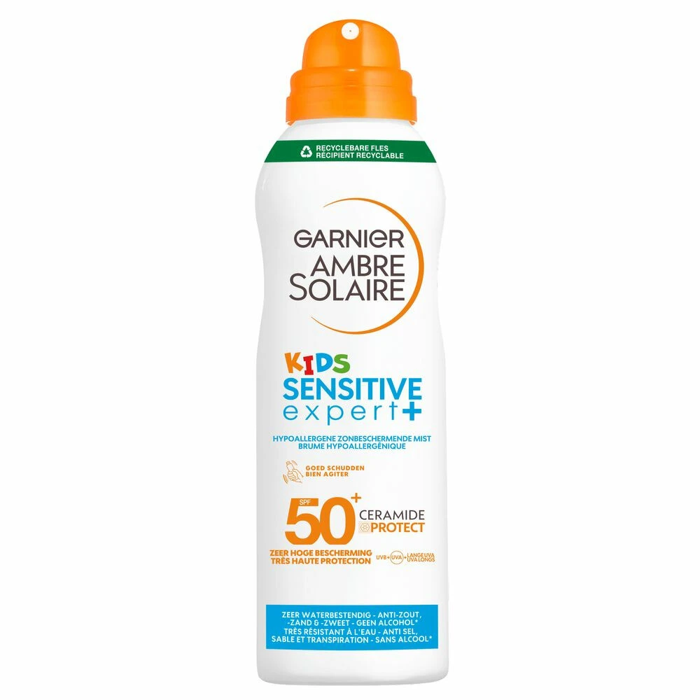 Garnier Ambre Solaire Kids Anti-Zand Zonnebrandmelk SPF 50+ 1 Garnier Ambre Solaire Kids Anti-Zand Zonnebrandmelk SPF 50+