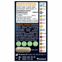 3x Lucovitaal Ashwagandha KSM-66 Super -Plein Winkel 1069140 3