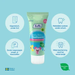 12x TePe Daily Baby Tandpasta -Plein Winkel 1070734 3