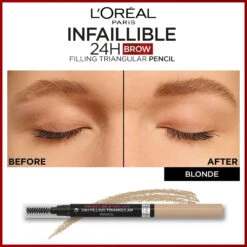 L'Oreal Lu0027Oréal 24H Brow Filling Triangular Pencil 7.0 Blonde -Plein Winkel 1071948 4