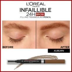 L'Oreal Lu0027Oréal 24H Brow Filling Triangular Pencil 5.23 Auburn -Plein Winkel 1071952 4