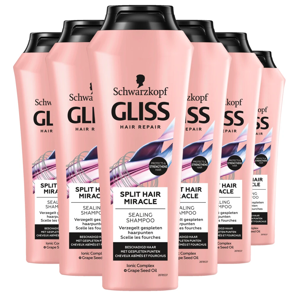 6x Gliss Split End Shampoo 1 6x Gliss Split End Shampoo