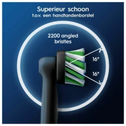 Oral B Oral-B Opzetborstels Pro Cross Action Zwart 9 Oral B Oral-B Opzetborstels Pro Cross Action Zwart -Plein Winkel 1072248 4