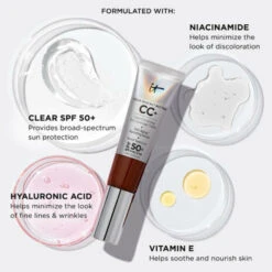 IT Cosmetics CC+ Full Coverage Foundation SPF 50+ Deep -Plein Winkel 1072756 5