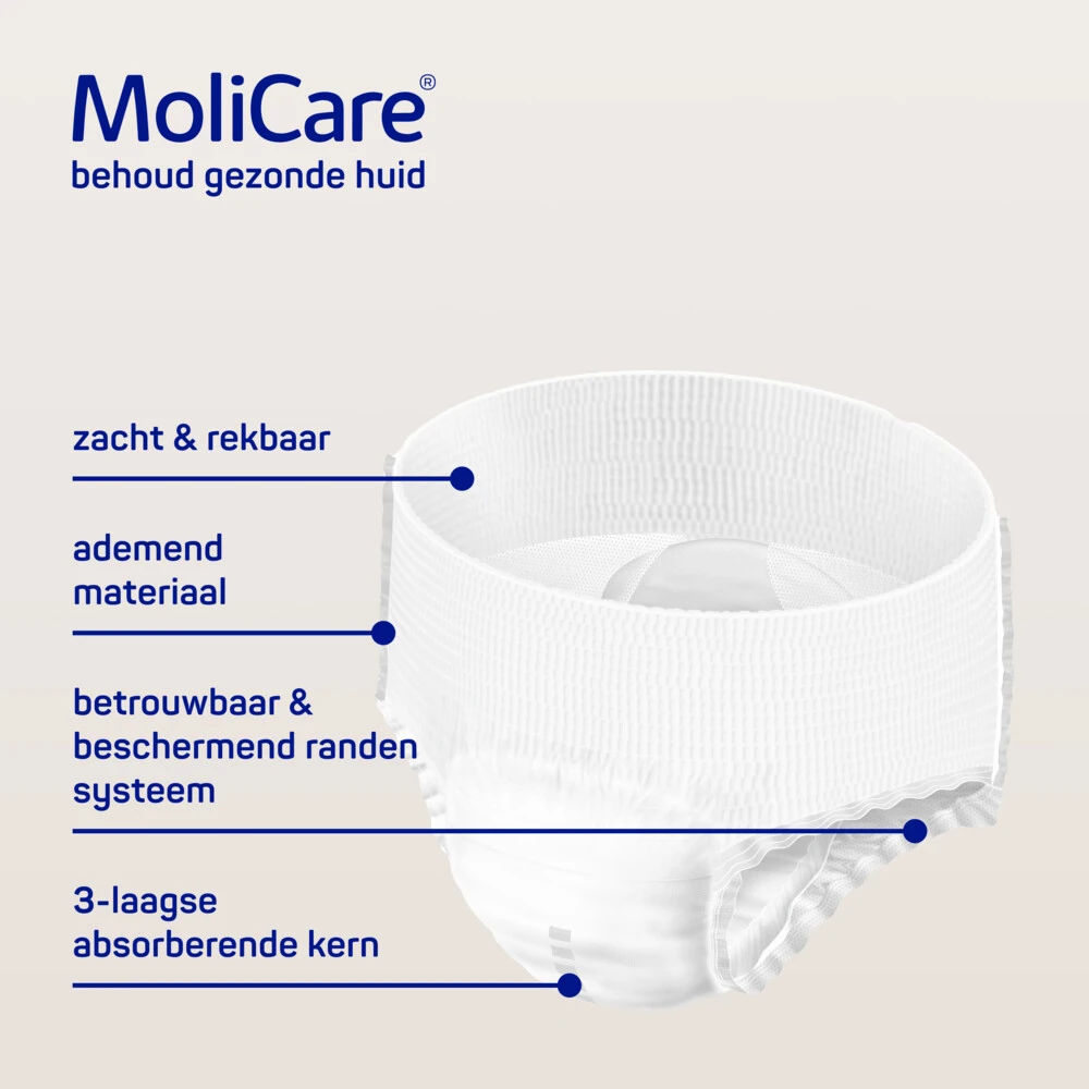 4x Molicare Premium Mobile 8 Druppels XL 2421 Ml Absorptie 2 4x Molicare Premium Mobile 8 Druppels XL 2421 Ml Absorptie - Afbeelding 2