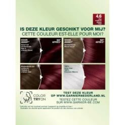 Garnier Nutrisse Creme Haarverf 46 - Roodbruin -Plein Winkel 132107 3