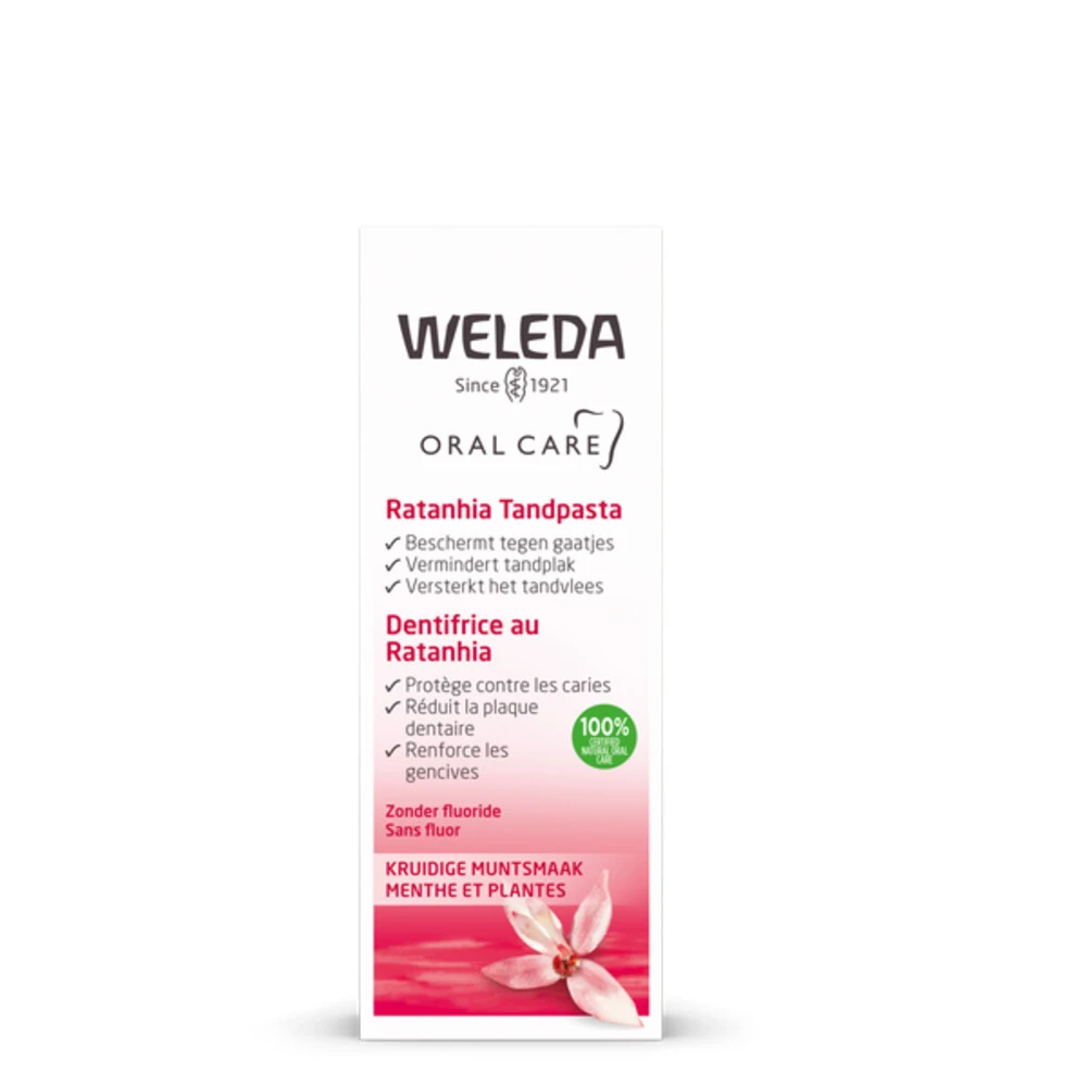 4x Weleda Tandpasta Ratanhia 2 4x Weleda Tandpasta Ratanhia - Afbeelding 2