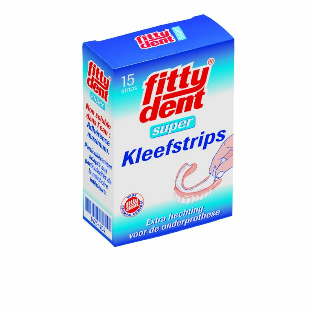 4x Fittydent Kleefstrips 1 4x Fittydent Kleefstrips