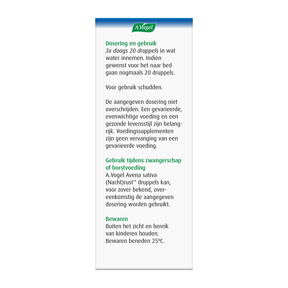 2x A.Vogel Avena Sativa Complex (Nacht)rust Druppels 3 2x A.Vogel Avena Sativa Complex (Nacht)rust Druppels - Afbeelding 3