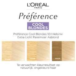 L'Oreal Lu0027Oréal Preference Haarkleuring 10.1 Helsinki - Cool Blondes -Plein Winkel 715407 4