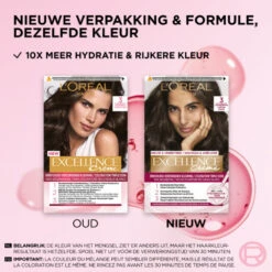 L'Oreal Lu0027Oréal Excellence Creme 3 Donkerbruin -Plein Winkel 723482 3