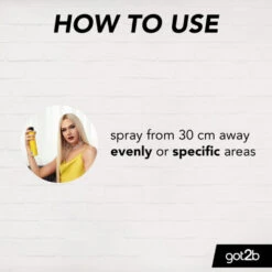 6x Got2b Glued Extreme Freeze Haarspray -Plein Winkel 731530 4