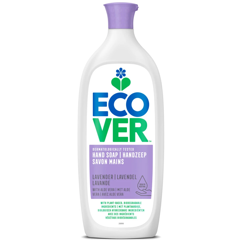 6x Ecover Handzeep Lavendel & Aloe Vera Navulling 1 6x Ecover Handzeep Lavendel & Aloe Vera Navulling