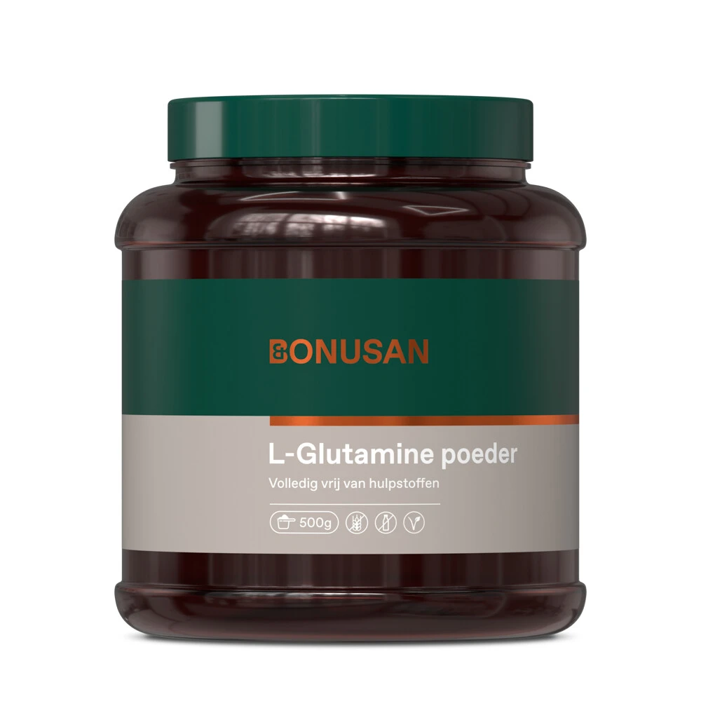 2x Bonusan L Glutamine Poeder 1 2x Bonusan L Glutamine Poeder