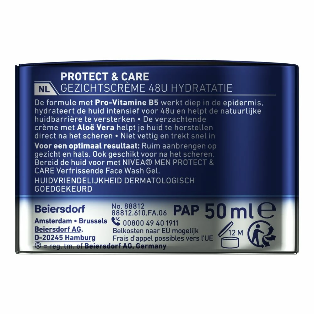 Nivea Men Intensieve Gezichtscreme Protect & Care 3 Nivea Men Intensieve Gezichtscreme Protect & Care - Afbeelding 3