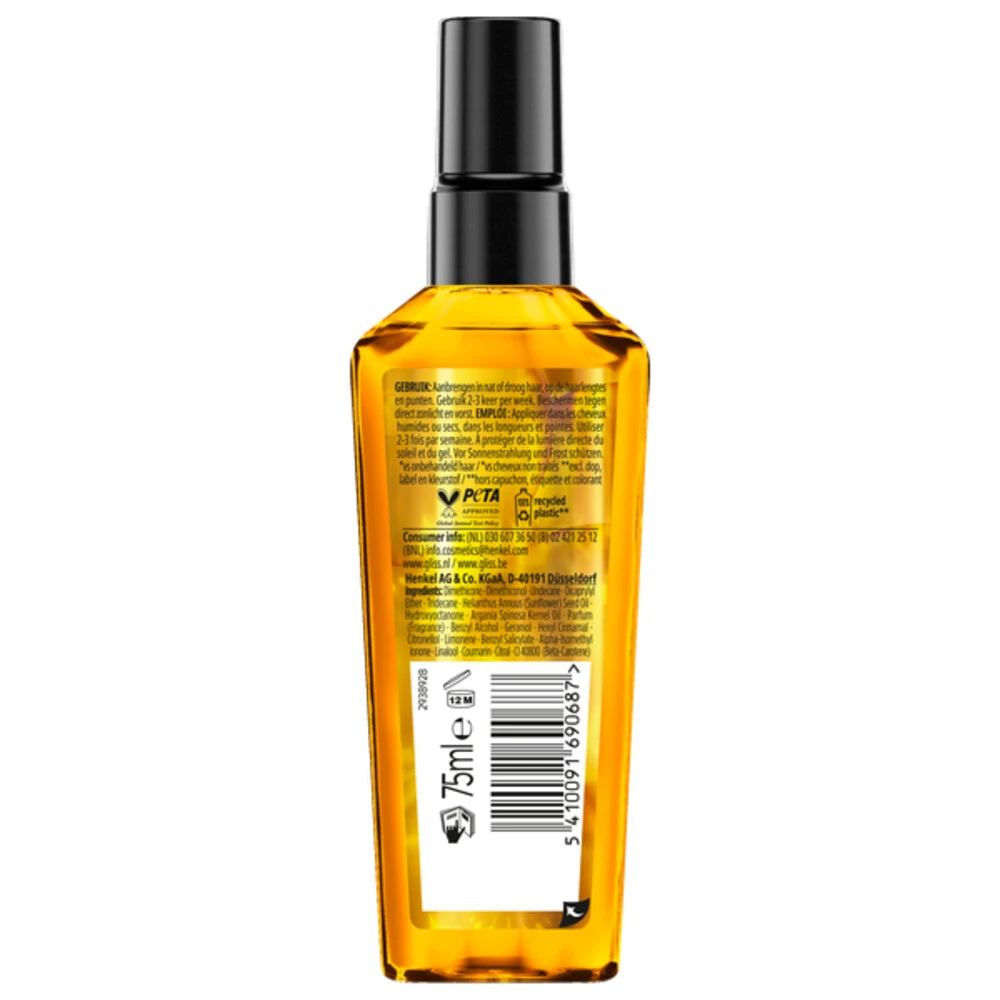 6x Gliss Every Day Oil Elixir 2 6x Gliss Every Day Oil Elixir - Afbeelding 2