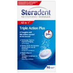 4x Steradent Triple Action Plus Kunstgebit Reiniger 6 4x Steradent Triple Action Plus Kunstgebit Reiniger -Plein Winkel 771915 3