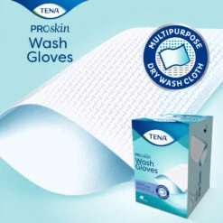 TENA Wash Glove Plastic Binnenkant -Plein Winkel 955162 4