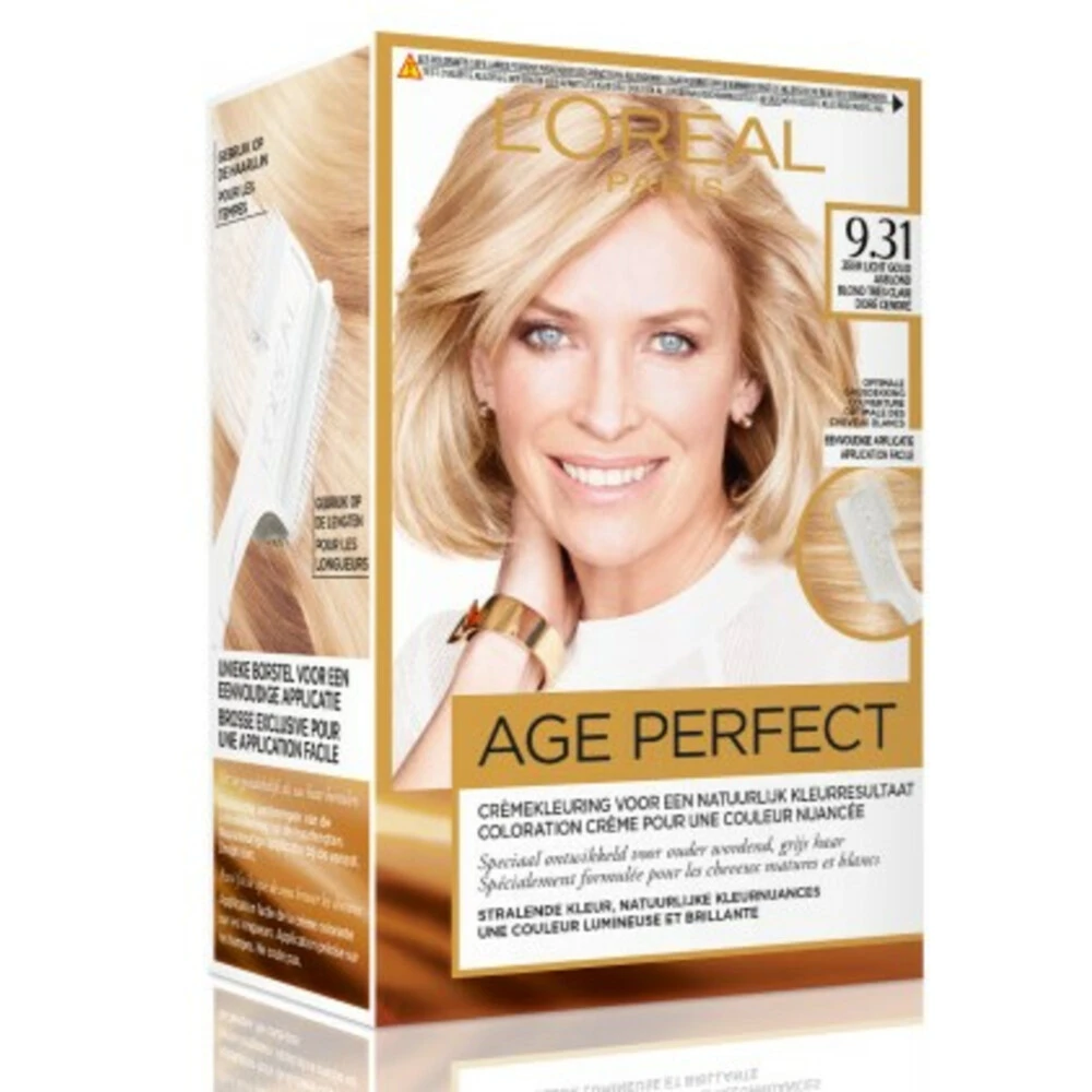 L'Oreal Lu0027Oréal Excellence Age Perfect Haarverf 9.31 Zeer Licht Goud Asblond 2 L'Oreal Lu0027Oréal Excellence Age Perfect Haarverf 9.31 Zeer Licht Goud Asblond - Afbeelding 2
