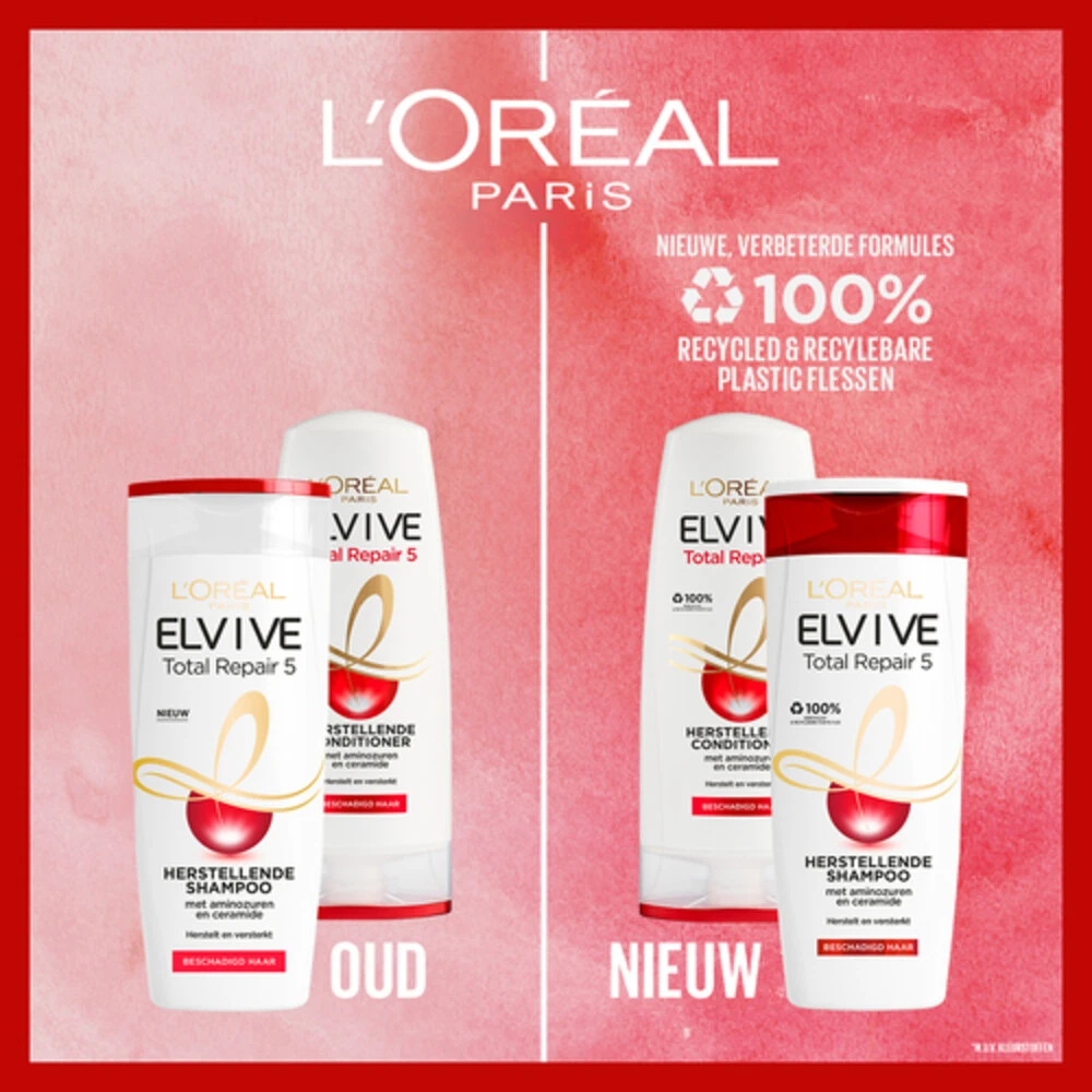 L'Oreal 6x Lu0027Oréal Elvive Total Repair 5 Shampoo 2 L'Oreal 6x Lu0027Oréal Elvive Total Repair 5 Shampoo - Afbeelding 2