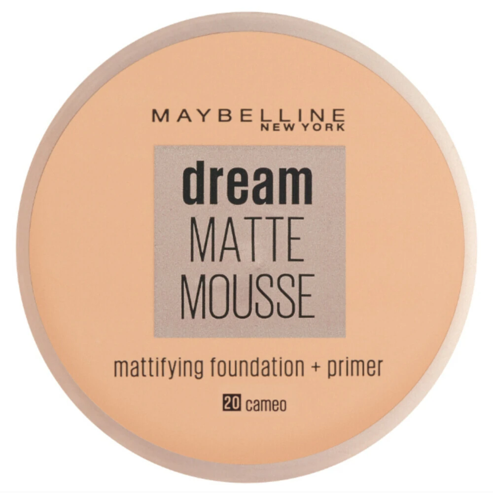 Maybelline Dream Matte Mousse 20 Cameo Foundation 1 Maybelline Dream Matte Mousse 20 Cameo Foundation