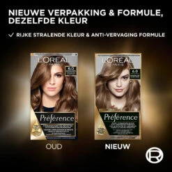 L'Oreal Lu0027Oréal Preference Haarkleuring 06 Ombrie - Donkerblond -Plein Winkel 974935 3