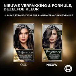 L'Oreal Lu0027Oréal Preference Haarkleuring 03 Brasilia - Donkerbruin -Plein Winkel 974940 4