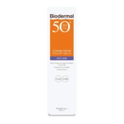 2x Biodermal Zonnecreme Gezicht Anti Age SPF 50+