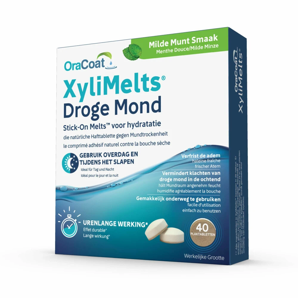 2x Xylimelts Voor Droge Mond Milde Munt 1 2x Xylimelts Voor Droge Mond Milde Munt