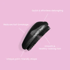 Tangle® Teezer Tangle Teezer Original Haarborstel Panther Black 7 Tangle® Teezer Tangle Teezer Original Haarborstel Panther Black -Plein Winkel 992846 4