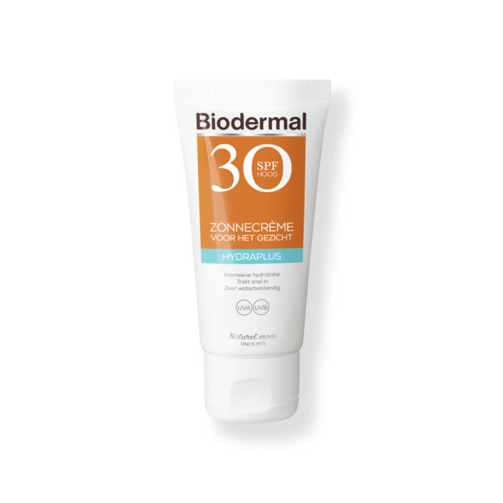 2x Biodermal Zonnecrème Gezicht Hydraplus SPF 30 1 2x Biodermal Zonnecrème Gezicht Hydraplus SPF 30