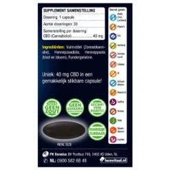 Lucovitaal CBD 40 Mg Capsules 6 Lucovitaal CBD 40 Mg Capsules -Plein Winkel 996848 3