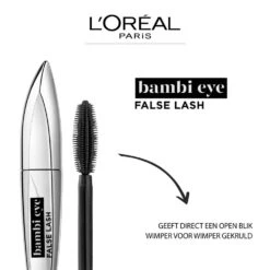 L'Oreal Lu0027Oréal Bambi Eye By False Lash Volume Mascara Zwart -Plein Winkel 996993 3