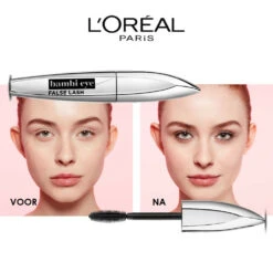 L'Oreal Lu0027Oréal Bambi Eye By False Lash Volume Mascara Zwart -Plein Winkel 996993 4