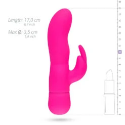 Easytoys Mad Rabbit Vibrator Roze -Plein Winkel 997712 4