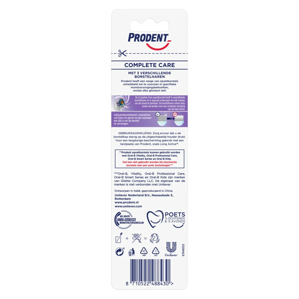 Prodent Opzetborstels Long Active 2 Prodent Opzetborstels Long Active - Afbeelding 2