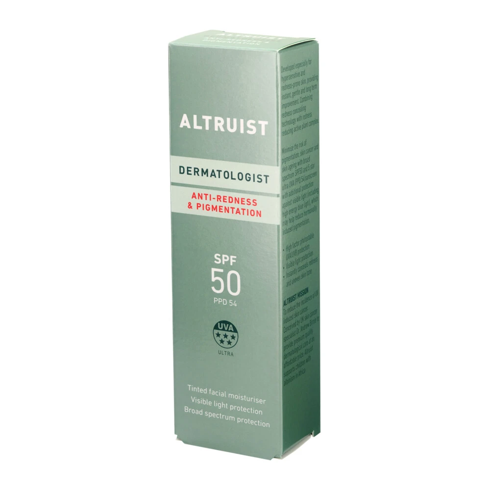 Altruist Zonnebrand Creme Anti-Roodheid En Pigment SPF50 4 Altruist Zonnebrand Creme Anti-Roodheid En Pigment SPF50 - Afbeelding 4