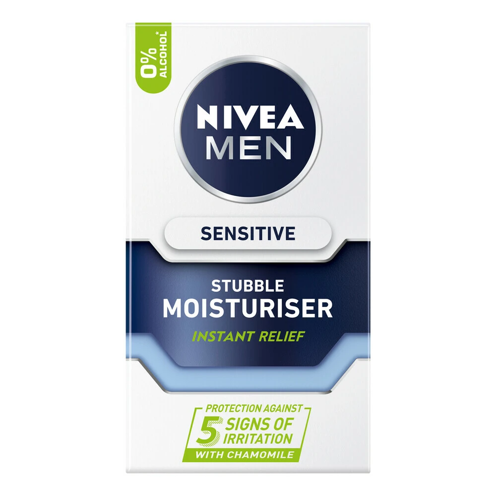 Nivea Men Sensitive Stubble Moisturiser 2 Nivea Men Sensitive Stubble Moisturiser - Afbeelding 2