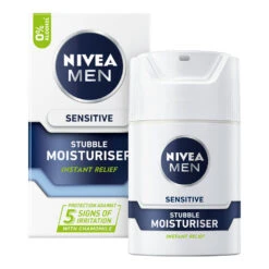 Nivea Men Sensitive Stubble Moisturiser 5 Nivea Men Sensitive Stubble Moisturiser -Plein Winkel 998239 3