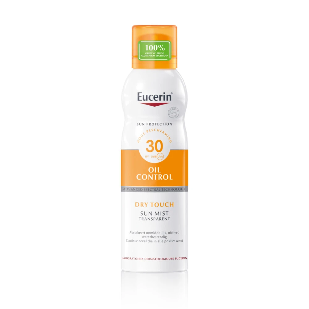 Eucerin Zonnespray Sun Oil Control Mist Transparent Dry Touch SPF 30 1 Eucerin Zonnespray Sun Oil Control Mist Transparent Dry Touch SPF 30