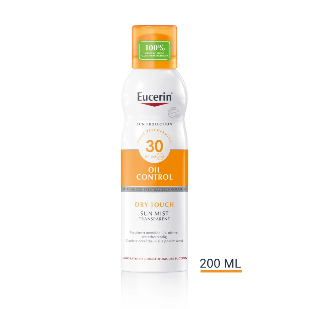 Eucerin Zonnespray Sun Oil Control Mist Transparent Dry Touch SPF 30 2 Eucerin Zonnespray Sun Oil Control Mist Transparent Dry Touch SPF 30 - Afbeelding 2